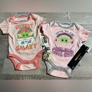 Disney-Star Wars-Baby Yoda-(2) All In One-  0-3 Months
